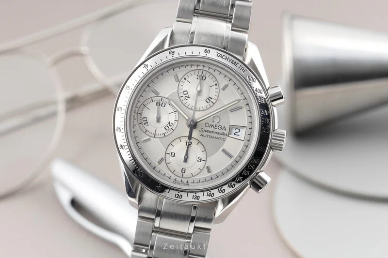 Omega Speedmaster Date chronograph steel automatic men's watch 3513.30.00 LP: 6100EUR [2603014]
