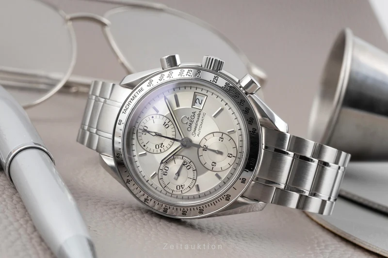 Omega Speedmaster Date chronograph steel automatic men's watch 3513.30.00 LP: 6100EUR [2603014]