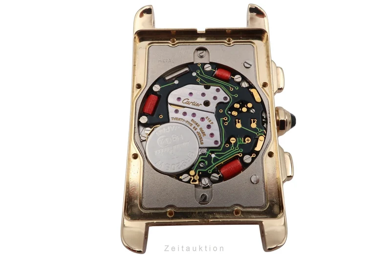 Cartier Tank Américaine chronograph 18 ct gold quartz men's watch W2601156 [2603835]