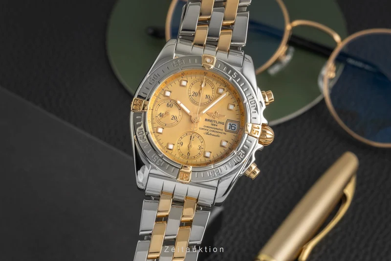 Breitling Cockpit chronograph steel / gold automatic men's watch B13358 [2603301]
