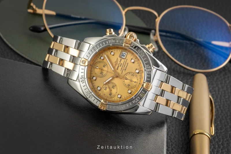 Breitling Cockpit chronograph steel / gold automatic men's watch B13358 [2603301]