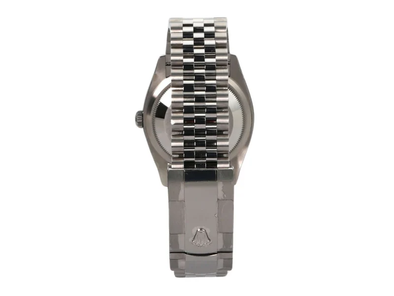 Rolex Datejust 36 Oystersteel Weißgold 126234 Blau Riffelmuster Jubile-Band
