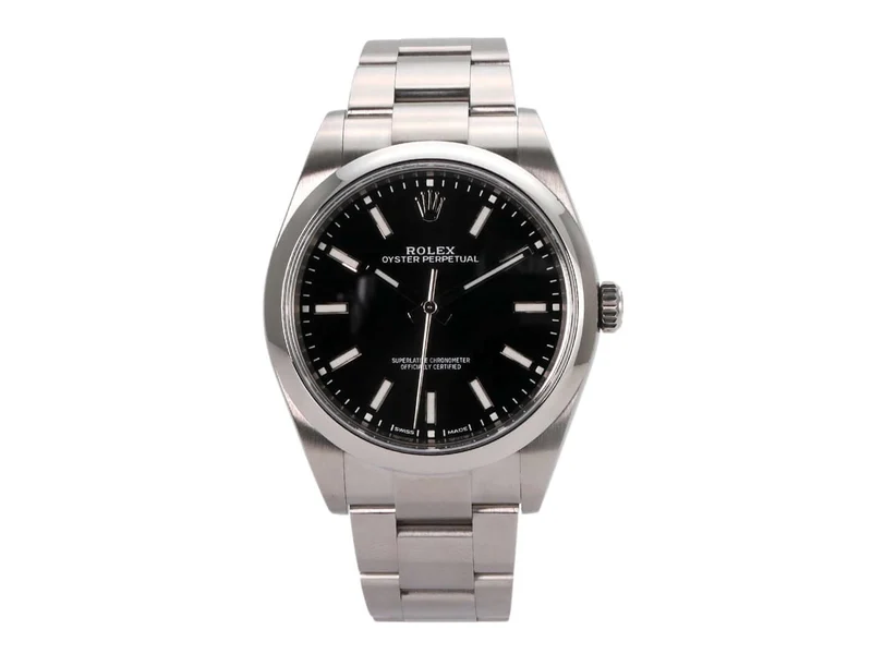Rolex Oyster Perpetual 39 Schwarz 114300