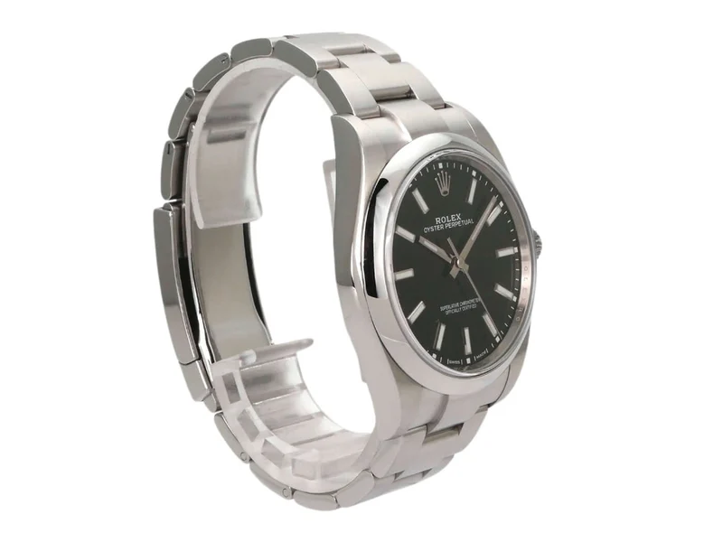 Rolex Oyster Perpetual 39 Schwarz 114300
