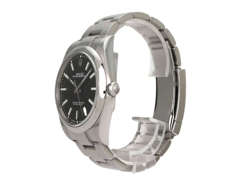 Rolex Oyster Perpetual 39 Schwarz 114300