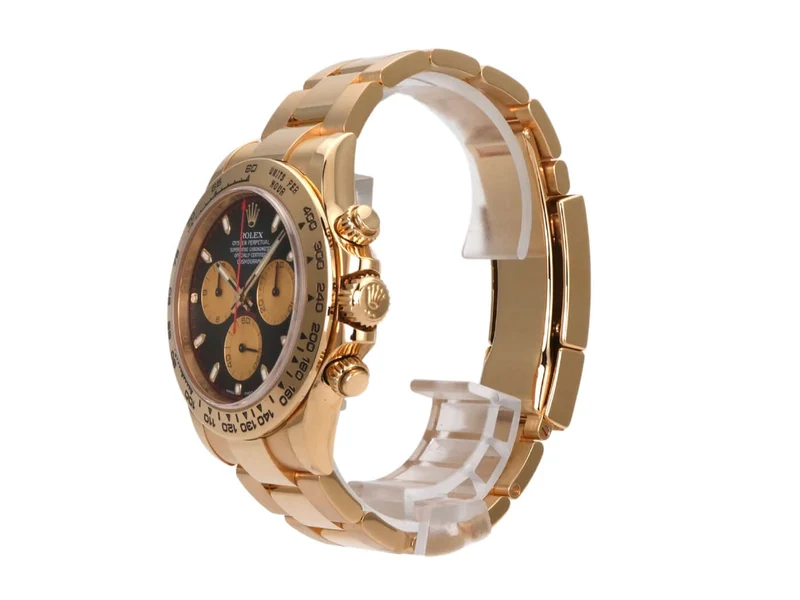Rolex Cosmograph Daytona Gelbgold 116508 Schwarz Champagner