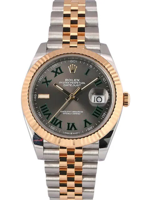 Rolex Datejust 41 Edelstahl Gelbgold 126333 Slate Jubile-Band