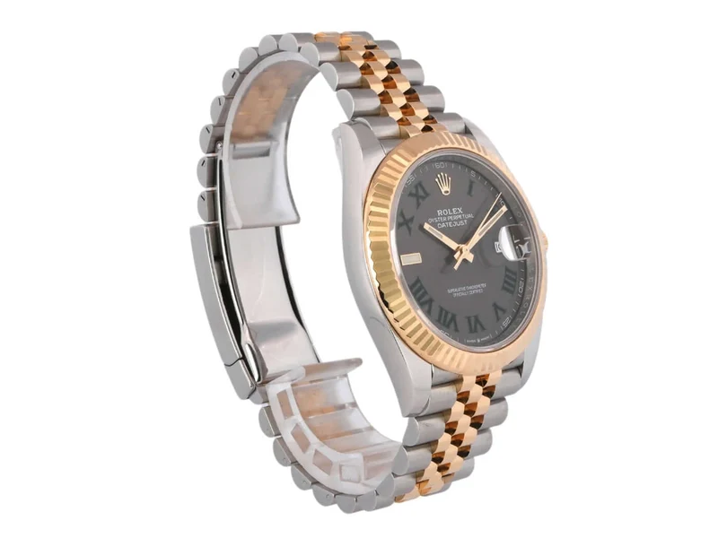 Rolex Datejust 41 Edelstahl Gelbgold 126333 Slate Jubile-Band
