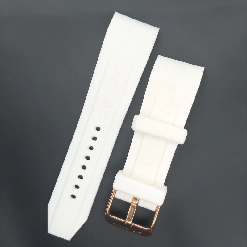 Stührling White 149GL.123P31 Rubber Strap