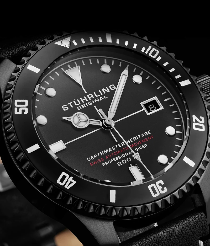Stührling Swiss Automatic Depthmaster Heritage 883HB 42mm Diver