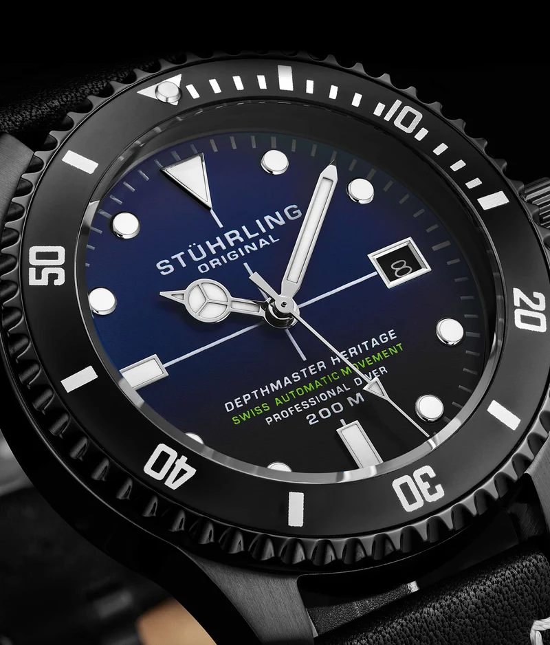 Stührling Swiss Automatic Depthmaster Heritage 883HB 42mm Diver