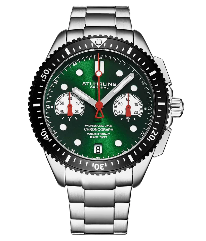 Stührling Velocity 4016 Quartz 42mm Chronograph