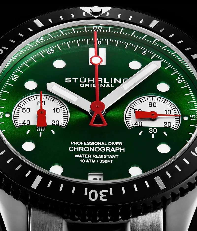 Stührling Velocity 4016 Quartz 42mm Chronograph