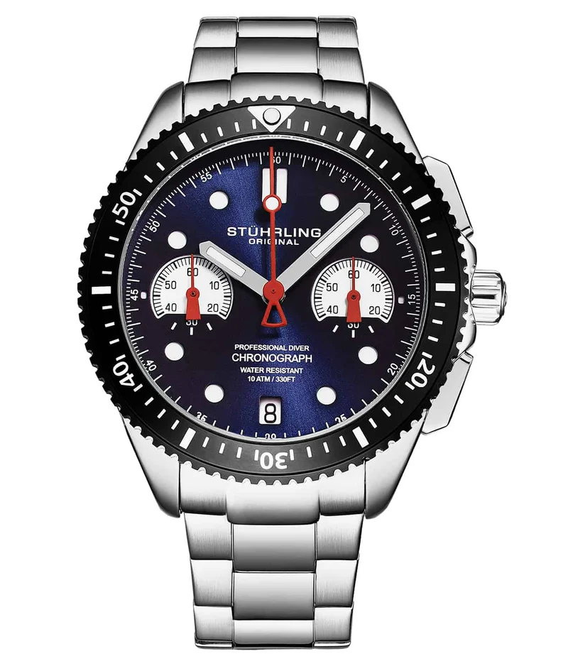 Stührling Velocity 4016 Quartz 42mm Chronograph