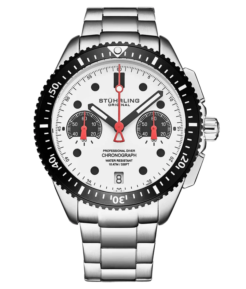 Stührling Velocity 4016 Quartz 42mm Chronograph