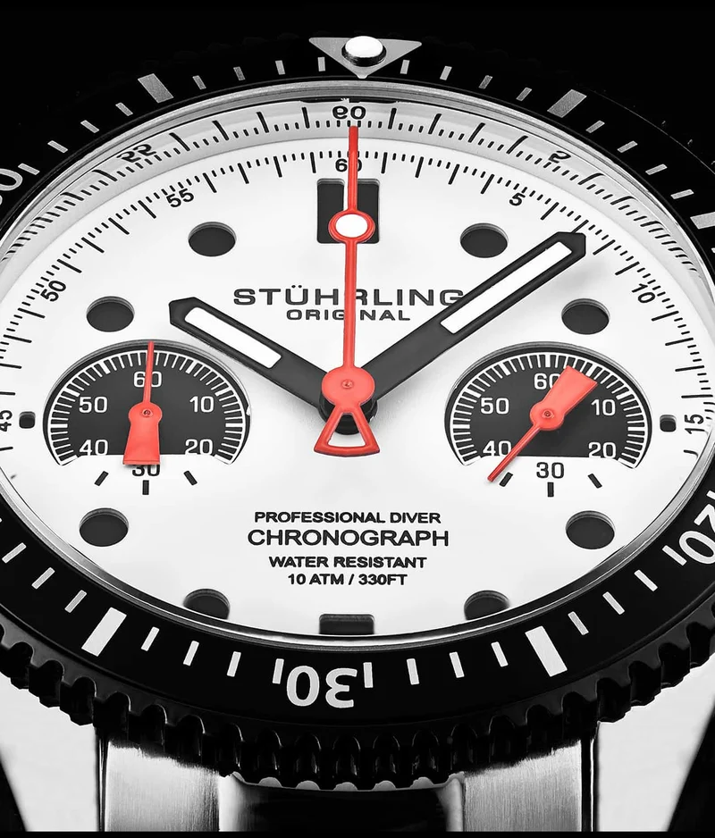 Stührling Velocity 4016 Quartz 42mm Chronograph