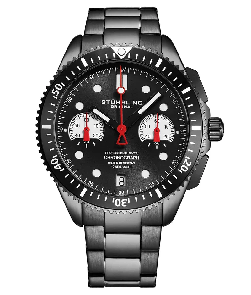 Stührling Velocity 4016 Quartz 42mm Chronograph