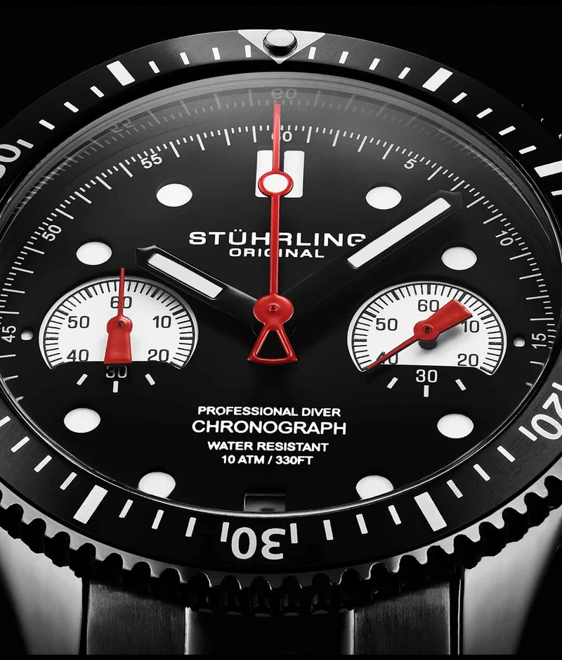 Stührling Velocity 4016 Quartz 42mm Chronograph