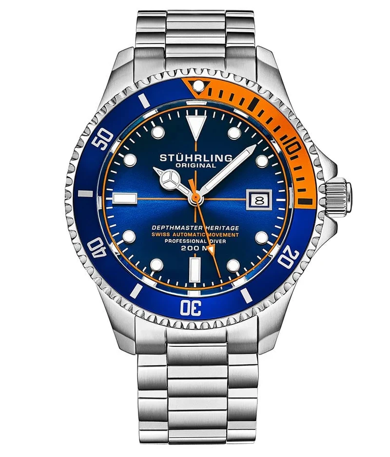 Stührling Swiss Automatic Depthmaster Heritage 883H 42mm Diver