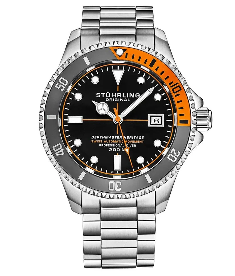 Stührling Swiss Automatic Depthmaster Heritage 883H 42mm Diver