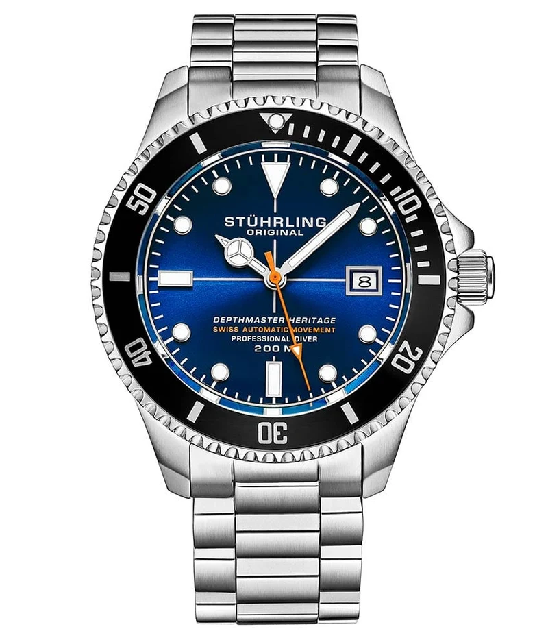 Stührling Swiss Automatic Depthmaster Heritage 883H 42mm Diver