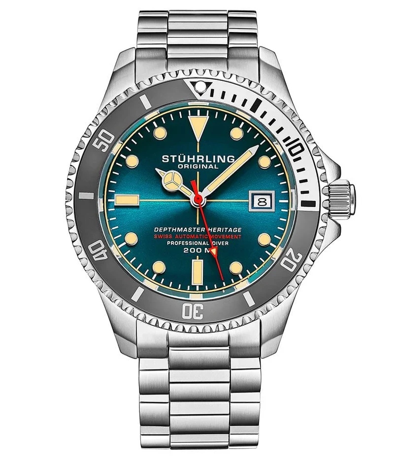 Stührling Swiss Automatic Depthmaster Heritage 883H 42mm Diver
