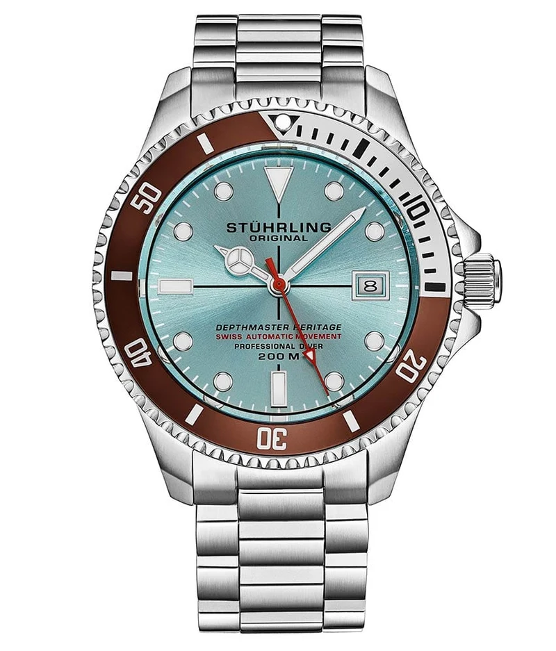 Stührling Swiss Automatic Depthmaster Heritage 883H 42mm Diver