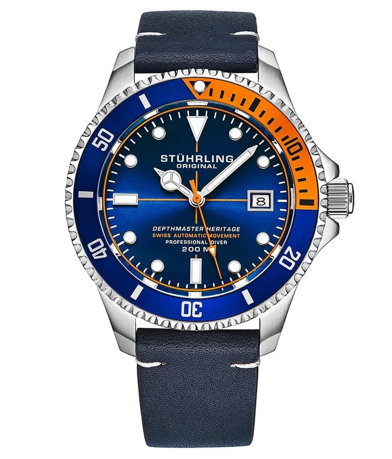 Stührling Swiss Automatic Depthmaster Heritage 883H 42mm Diver