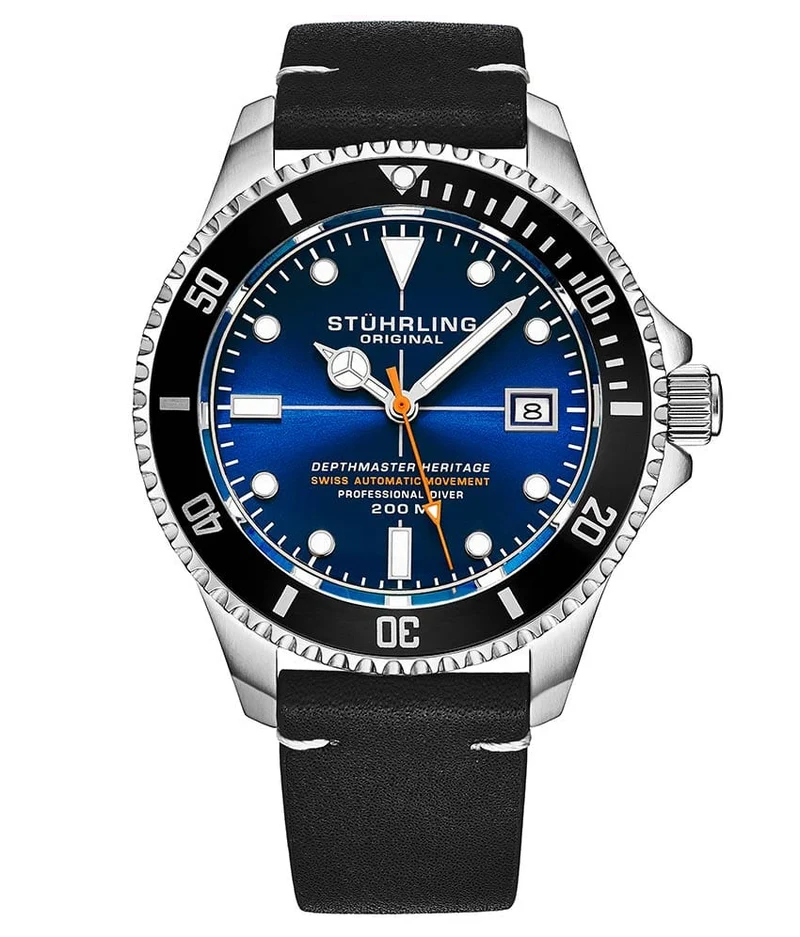 Stührling Swiss Automatic Depthmaster Heritage 883H 42mm Diver