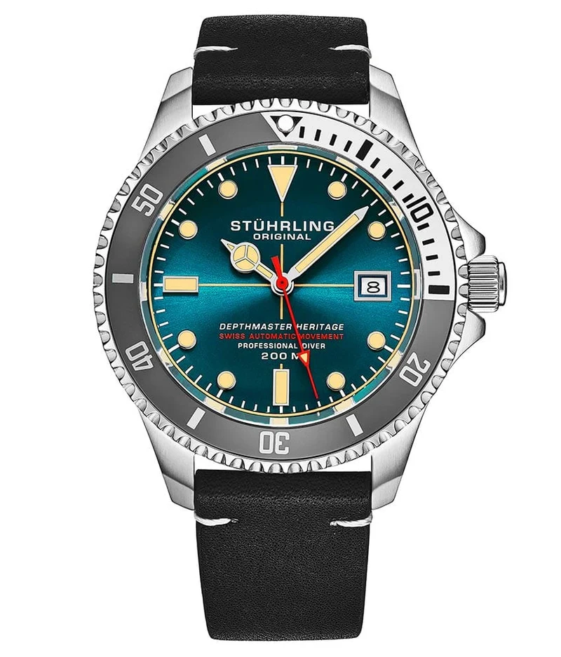 Stührling Swiss Automatic Depthmaster Heritage 883H 42mm Diver