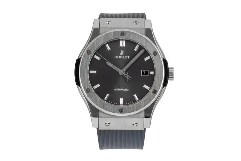 Hublot Classic Fusion titanium automatic men's watch 542.NX.7071.LR LP: 8500EUR [2603795]