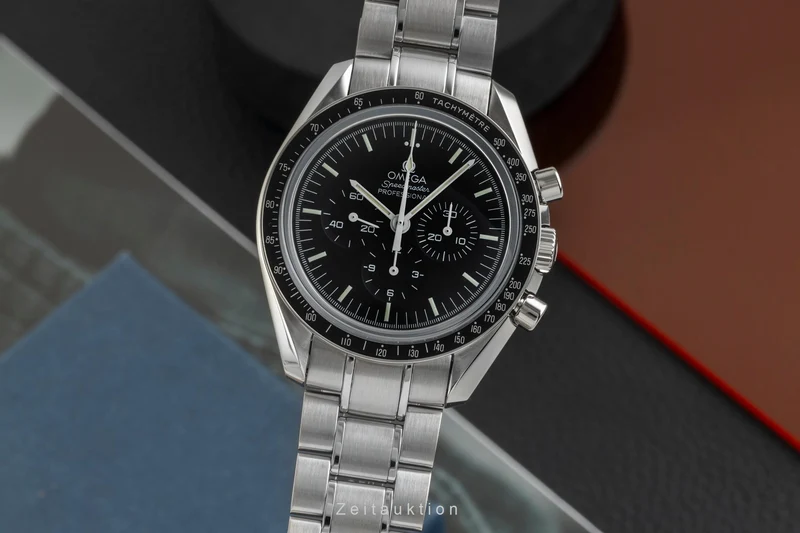 Omega Speedmaster Moonwatch chronograph steel manual winding men's watch 311.33.42.30.01.002 LP: 8700EUR [2603785]