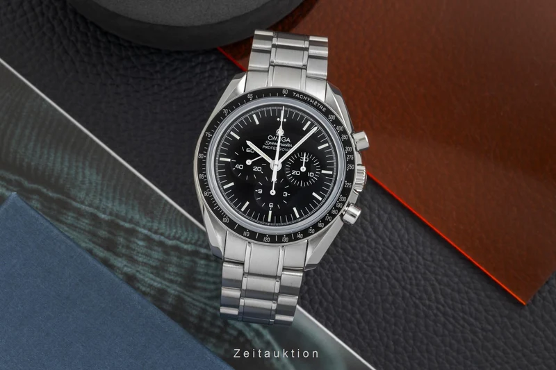 Omega Speedmaster Moonwatch chronograph steel manual winding men's watch 311.33.42.30.01.002 LP: 8700EUR [2603785]