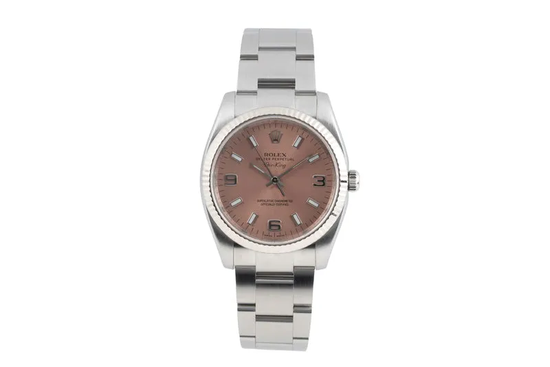 Rolex Air King steel / white gold automatic men's watch 114234 [2603777]