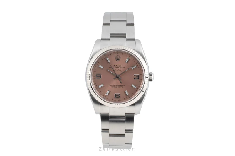 Rolex Air King steel / white gold automatic men's watch 114234 [2603777]