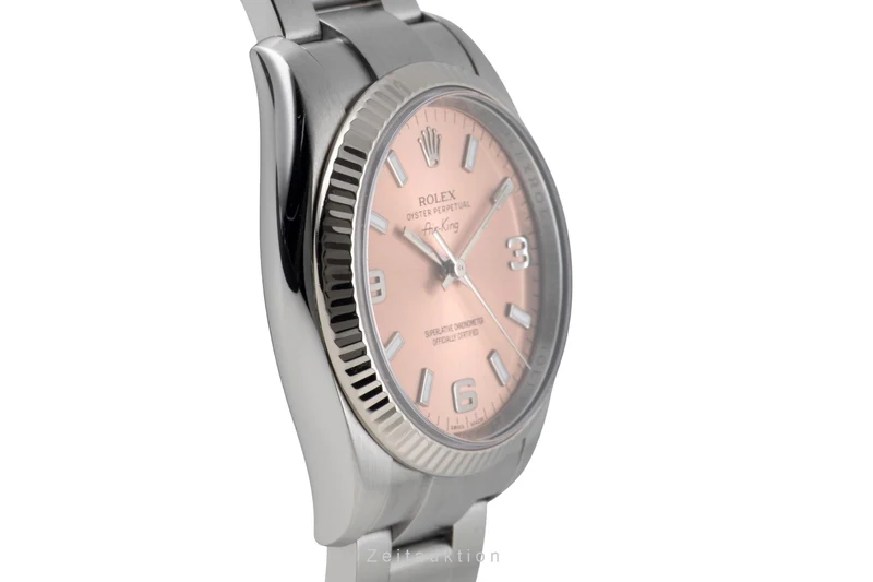 Rolex Air King steel / white gold automatic men's watch 114234 [2603777]