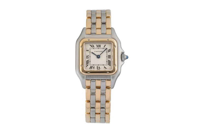 Cartier Panthere steel / gold quartz women's watch 166921 [2603592]