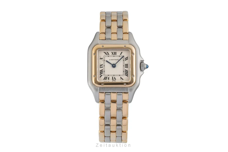 Cartier Panthere steel / gold quartz women's watch 166921 [2603592]