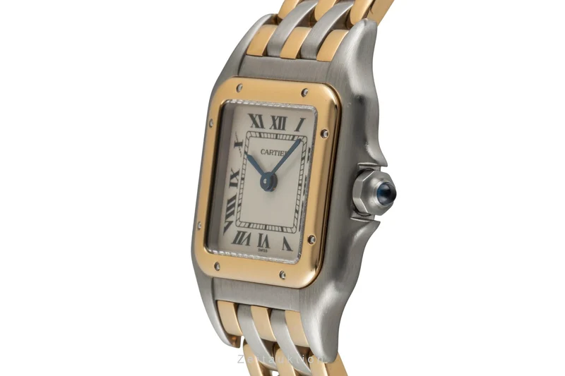 Cartier Panthere steel / gold quartz women's watch 166921 [2603592]