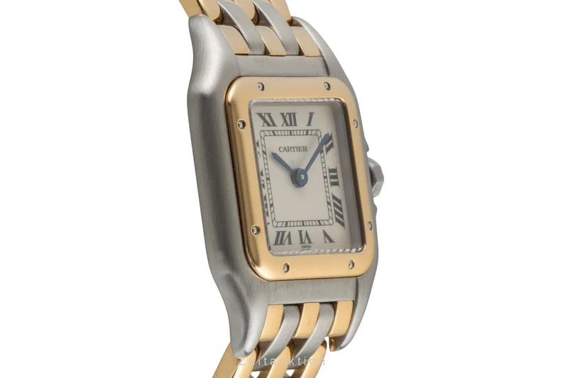 Cartier Panthere steel / gold quartz women's watch 166921 [2603592]
