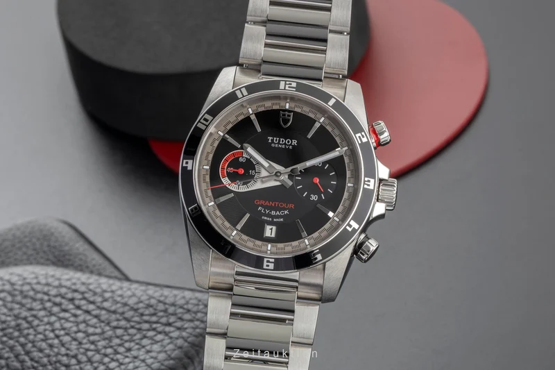Tudor Grantour chronograph steel automatic men's watch 20550N [2603229]