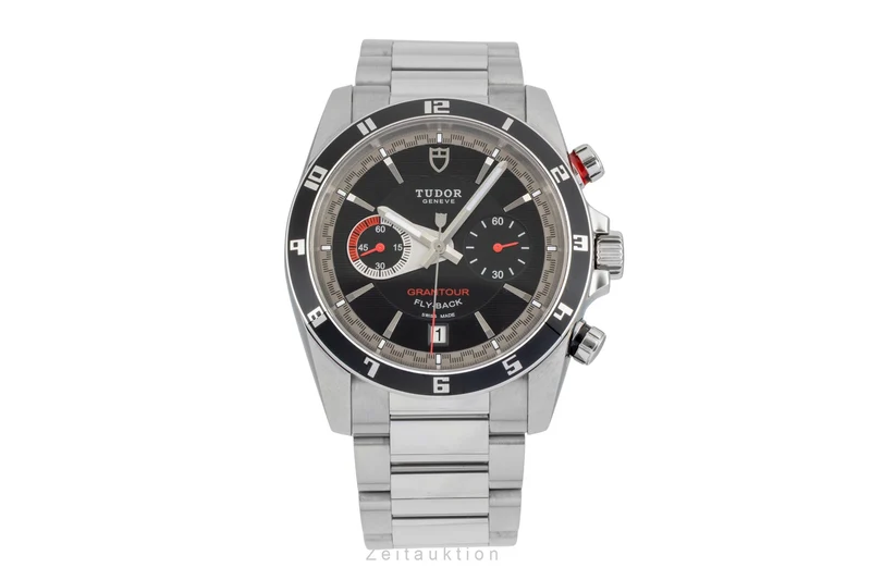 Tudor Grantour chronograph steel automatic men's watch 20550N [2603229]