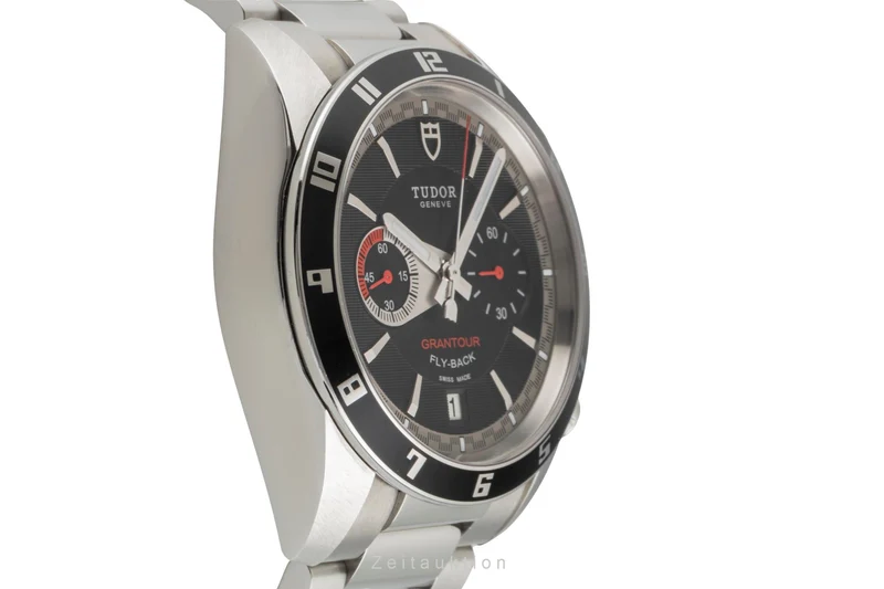 Tudor Grantour chronograph steel automatic men's watch 20550N [2603229]