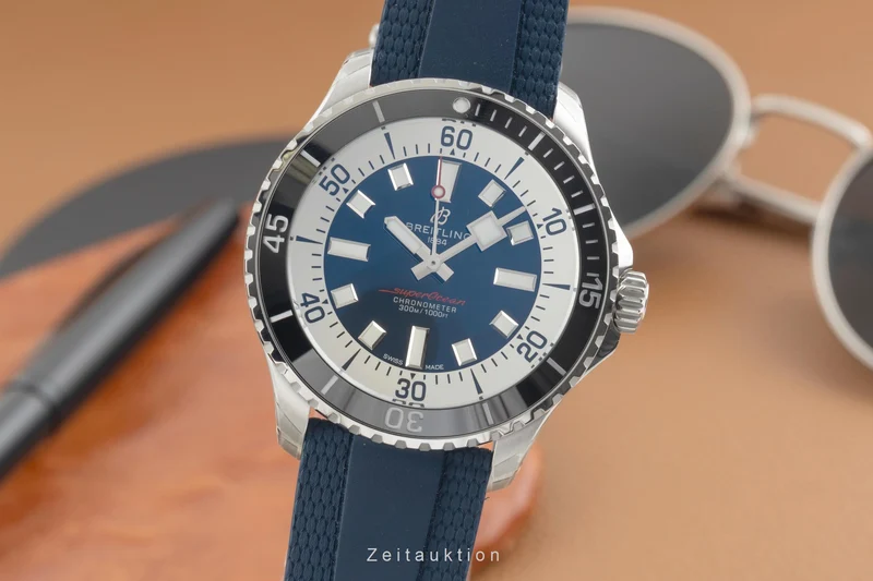 Breitling Superocean steel automatic men's watch A17376211C1S1 LP: 5550EUR [2603709]