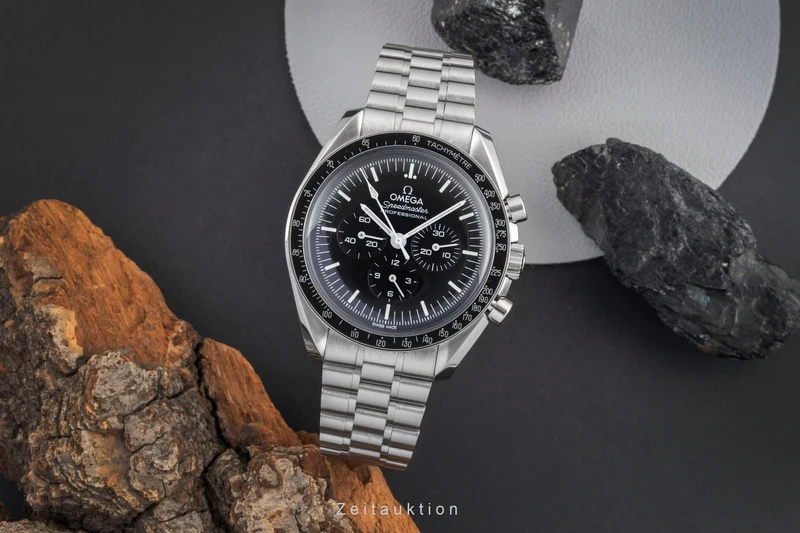 Omega Speedmaster Moonwatch chronograph steel manual winding men's watch 310.30.42.50.01.001 LP: 7600EUR [2603933]