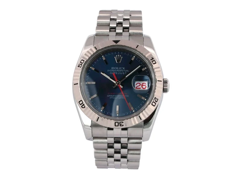 Rolex Datejust 36 Turn-O-Graph 116264 Blau Jubile-Band