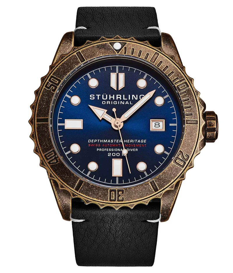 Stührling Swiss Automatic Depthmaster Heritage 1003L 44MM Diver