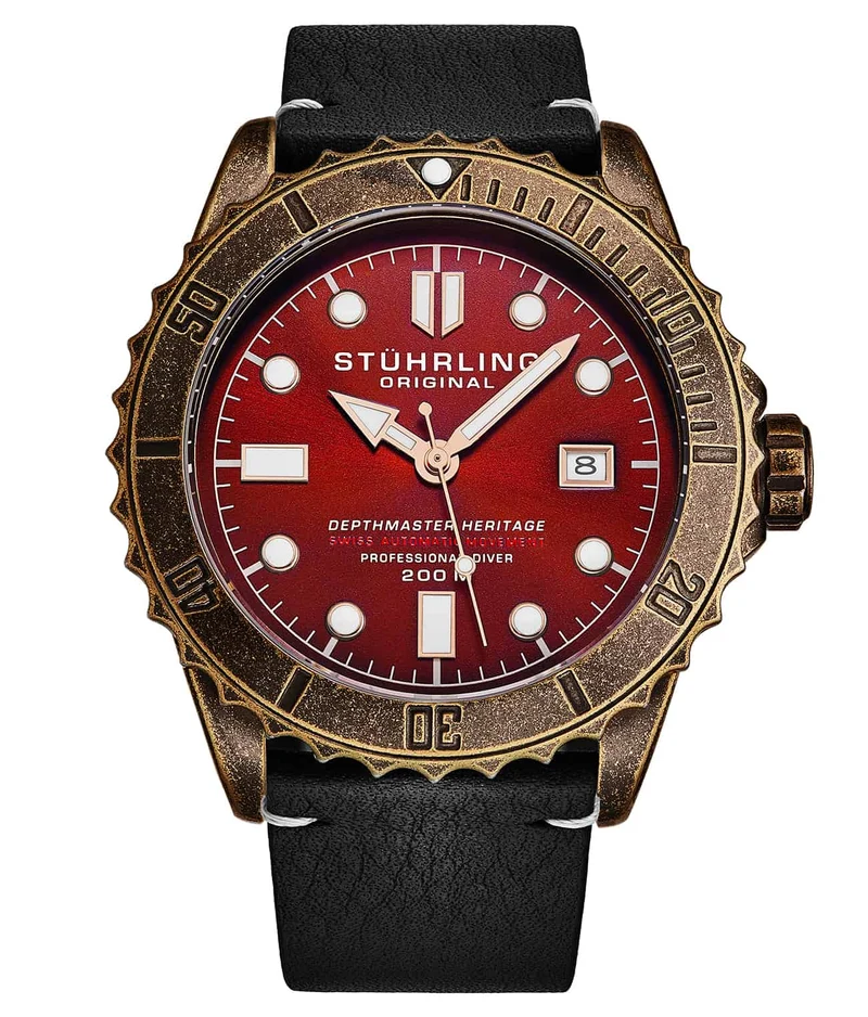 Stührling Swiss Automatic Depthmaster Heritage 1003L 44MM Diver