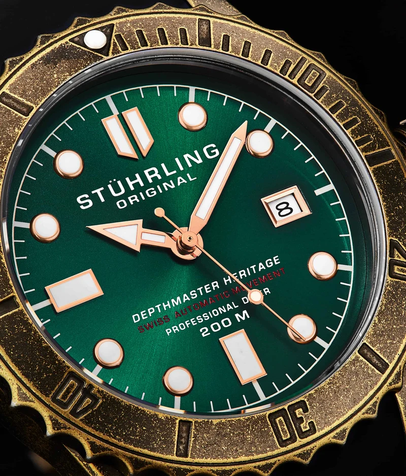 Stührling Swiss Automatic Depthmaster Heritage 1003L 44MM Diver