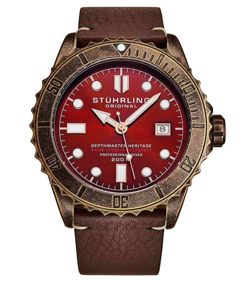 Stührling Swiss Automatic Depthmaster Heritage 1003L 44MM Diver